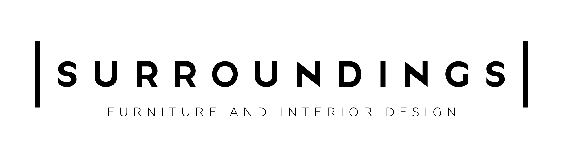 Surroundings Furniture and Interior Design Logo